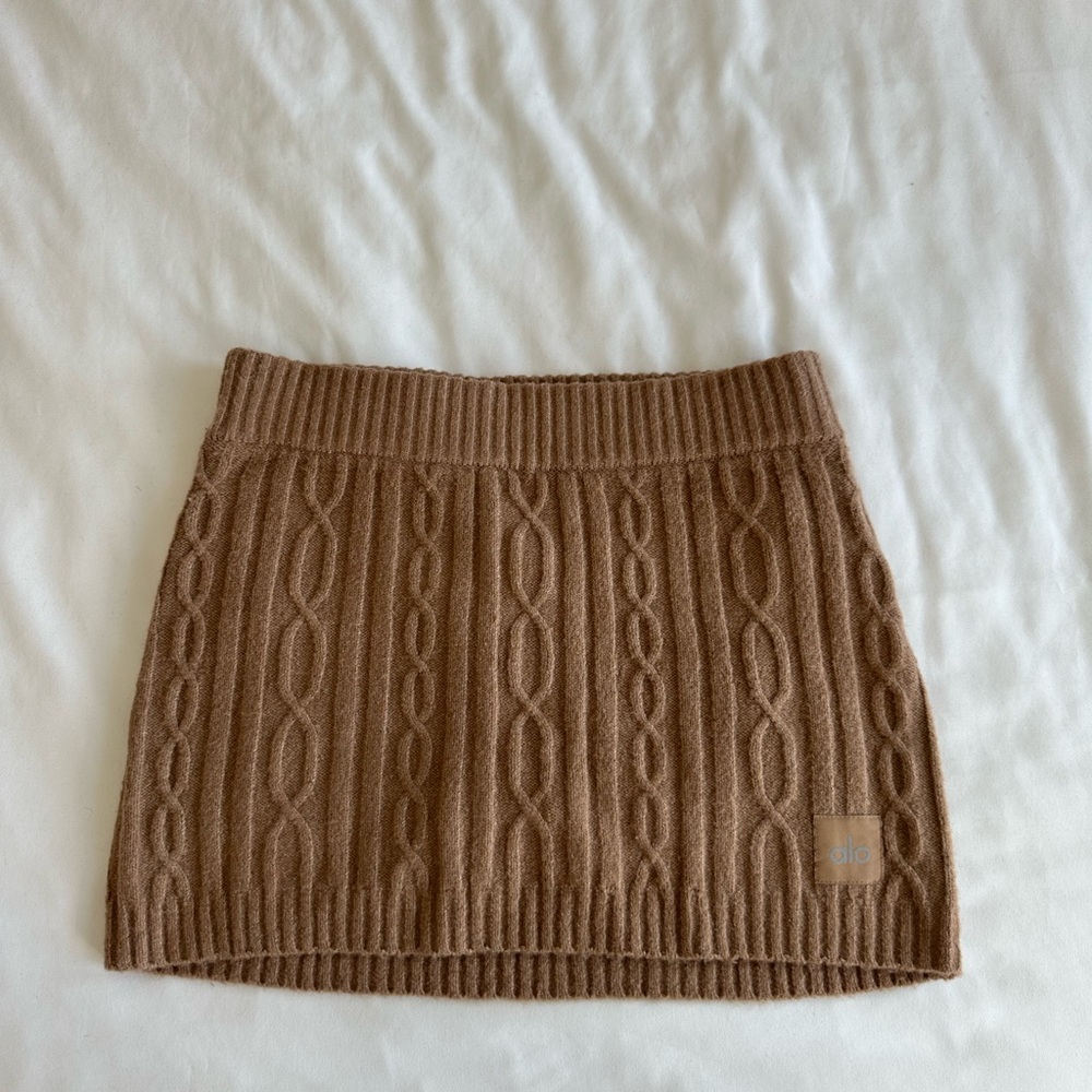 Beige Alo Yoga Skort